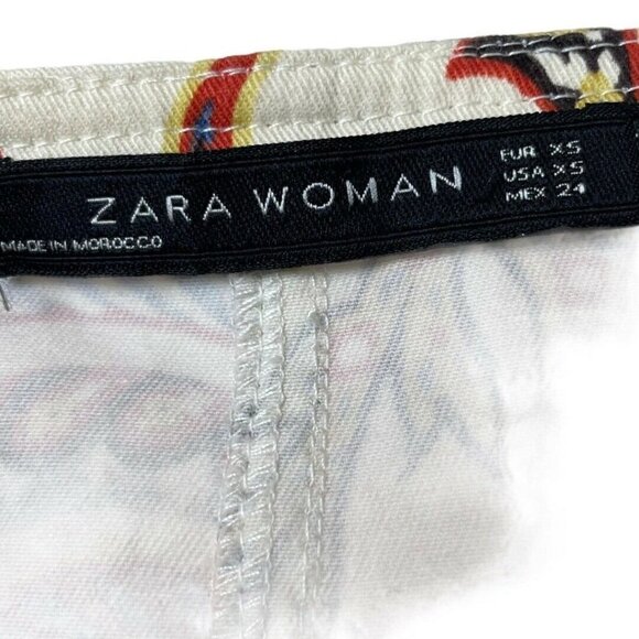Zara Woman Size XS Paisley Midi Pencil Skirt‎ - Picture 4 of 5